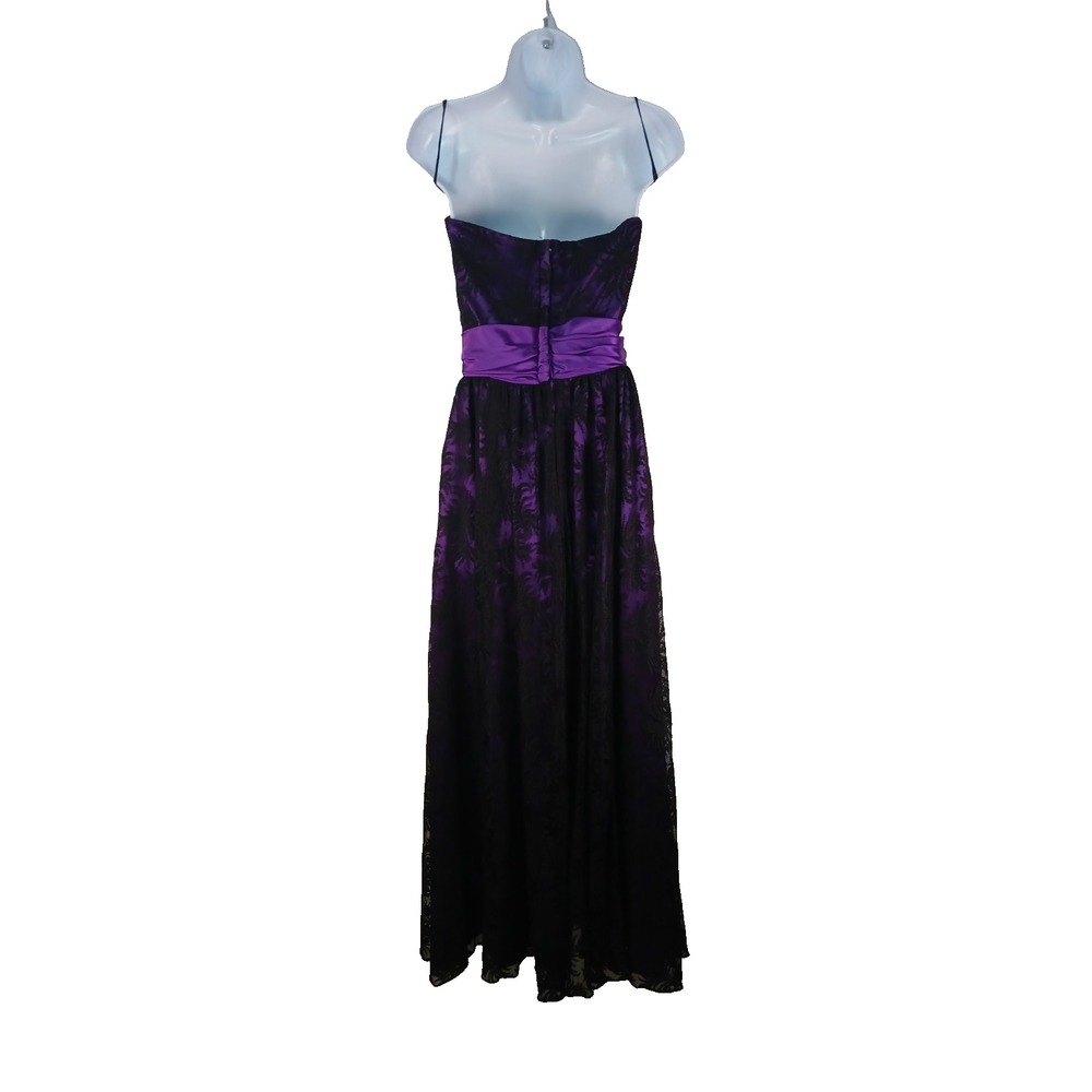 VTG Loralie Original 80s‎ Lace Gown Dress Size 6 Witchy Gothic Cosplay Vampiress - Picture 8 of 12